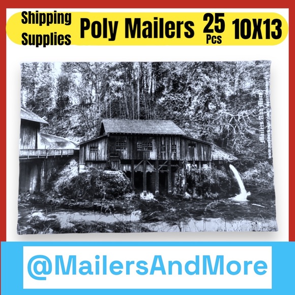 25 10X13 Poly Mailers Vintage Cedar Creek Grist Mill WA PRICE IS FIRM - Picture 3 of 9